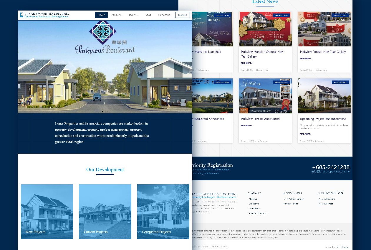 Ipoh properties website design