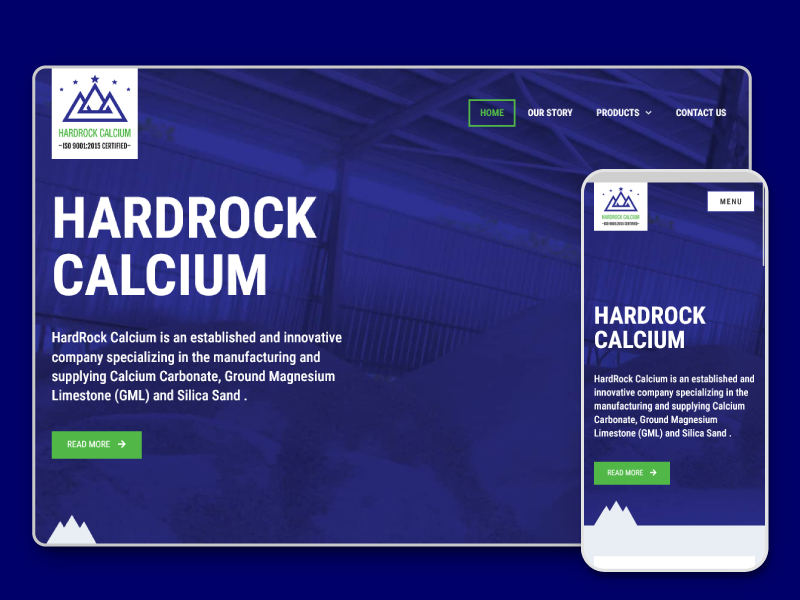 Hardrock Calcium Ipoh website design